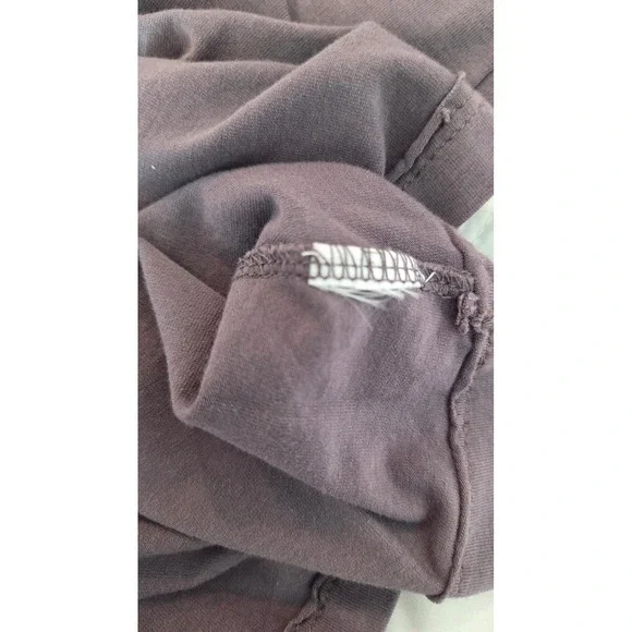 Garnet Hill Womens Mauve Purple V-Neck Twist Front Empire Waist Knit Dress Large - Picture 11 of 11